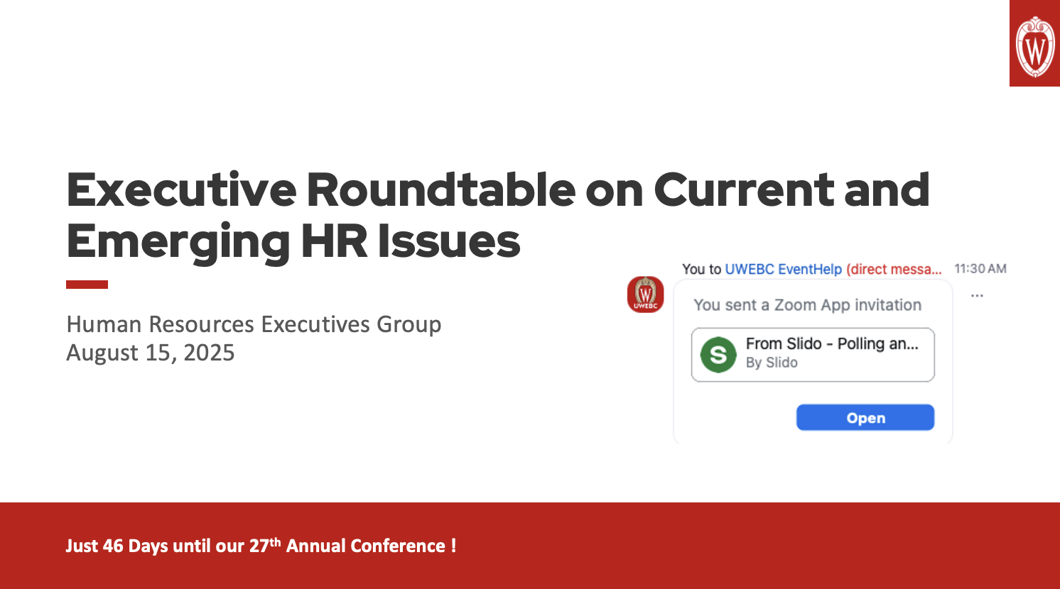 2. UWEBC Presentation Slides: Executive Roundtable on Current and Emerging HR Issues thumbnail